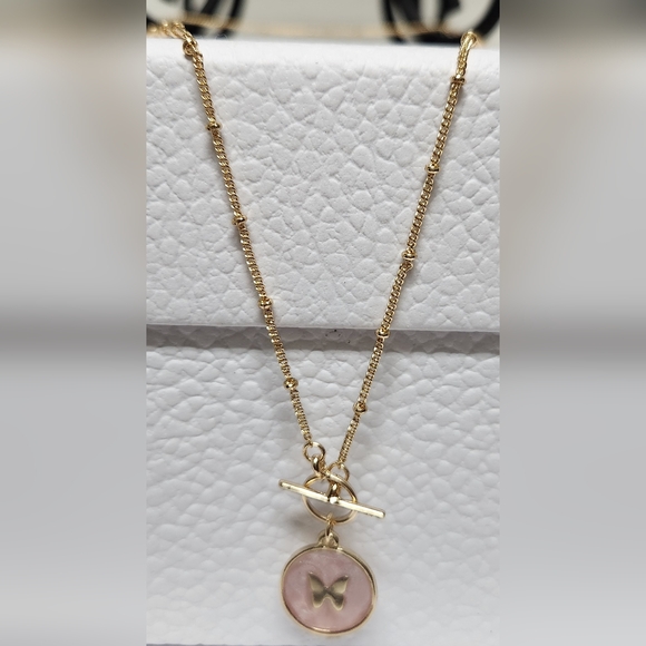 JOSSLYNN JEWELRY 3 Layer Gold-Tone Butterfly and Ring Set NWT - Picture 14 of 16